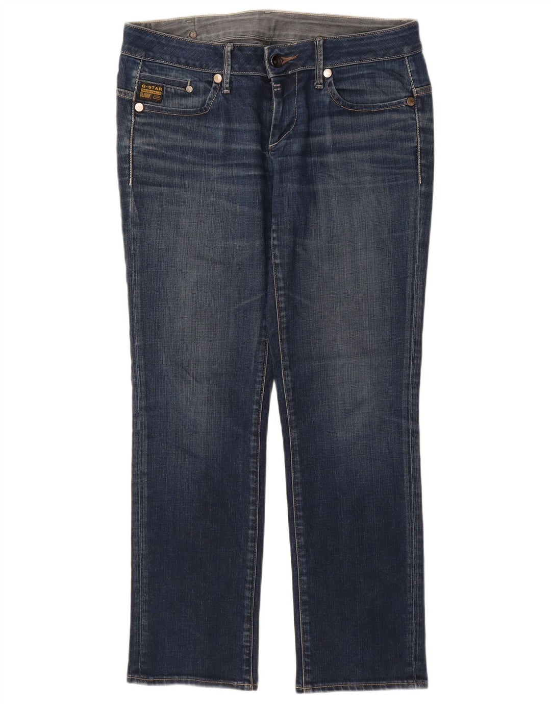 Jeans retos femininos G-STAR W32 L30 azul marinho