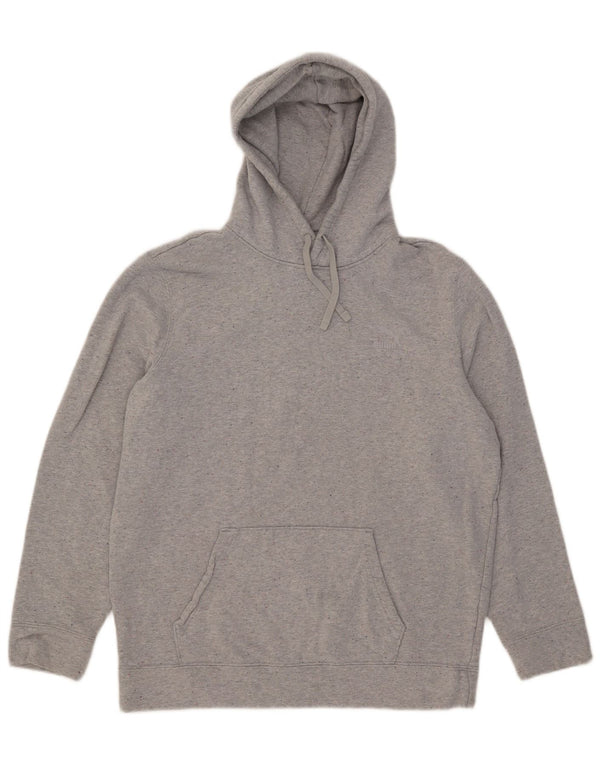 Puma moletom com capuz masculino grande algodão manchado cinza