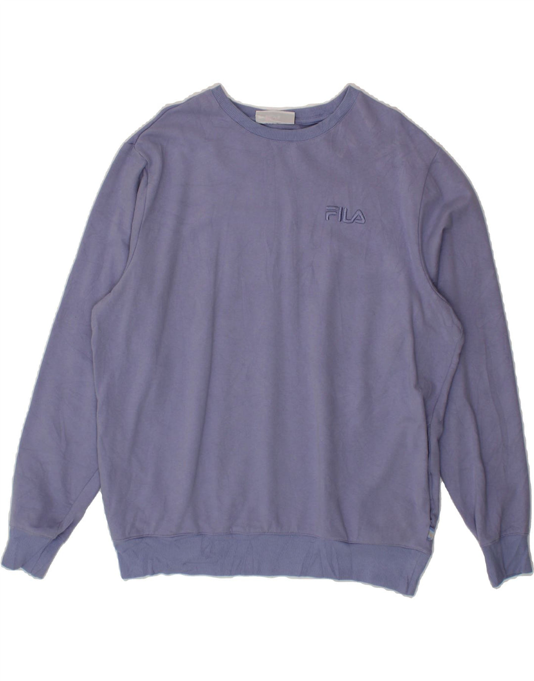 FILA Womens Sweatshirt Jumper UK 18 XL Purple Cotton Vintage Fila and Second-Hand Fila from Messina Hembry 