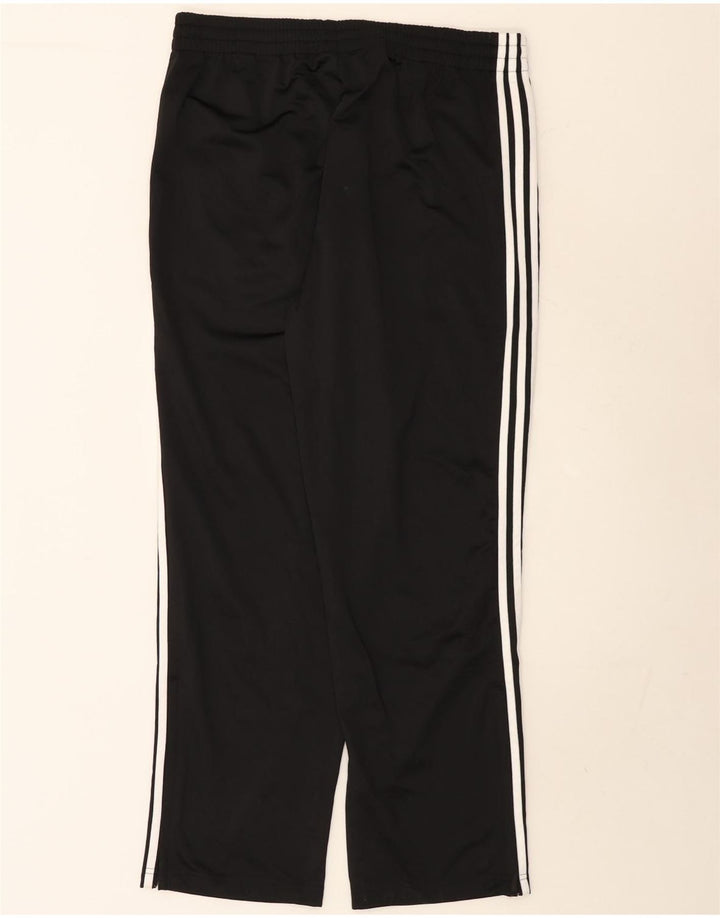 Calça de treino masculina Adidas grande poliéster preto