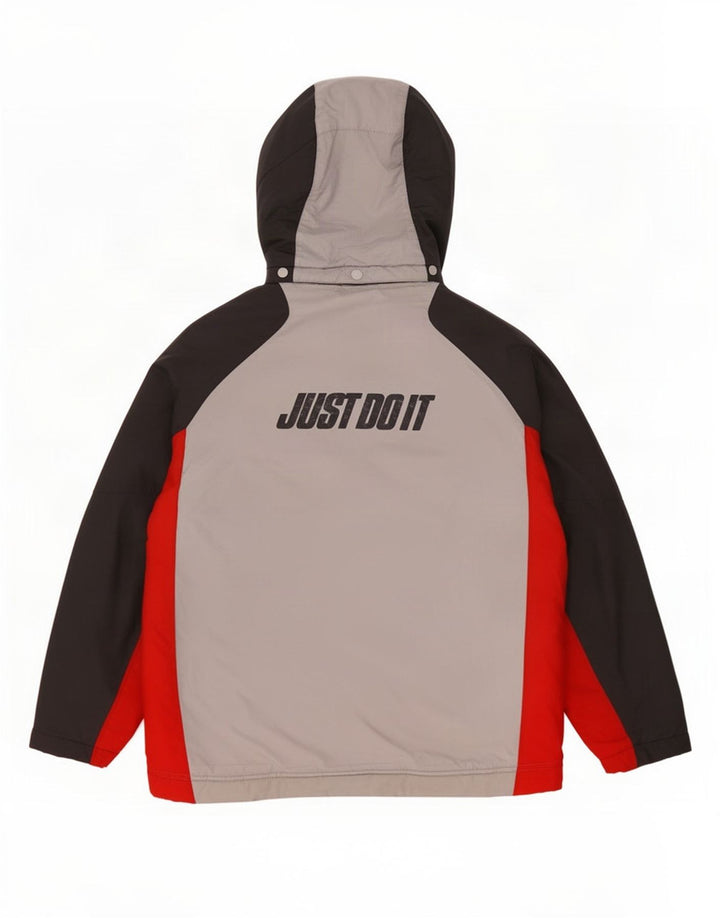 Jaqueta corta-vento Nike Boys Graphic 12-13 anos grande multicolorida