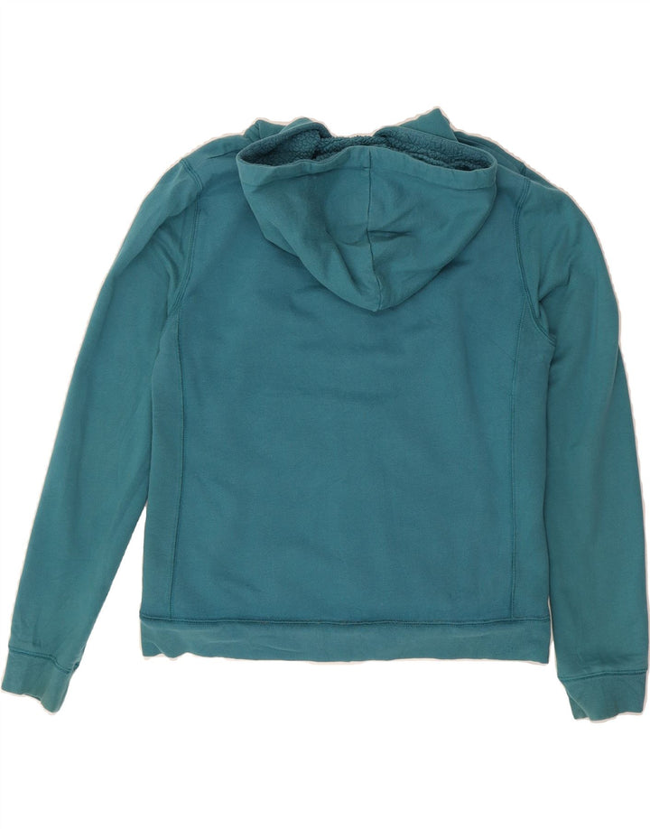 CHAMPION Womens Zip Hoodie Sweater UK 16 Large Turquoise Cotton Vintage Champion and Second-Hand Champion from Messina Hembry 