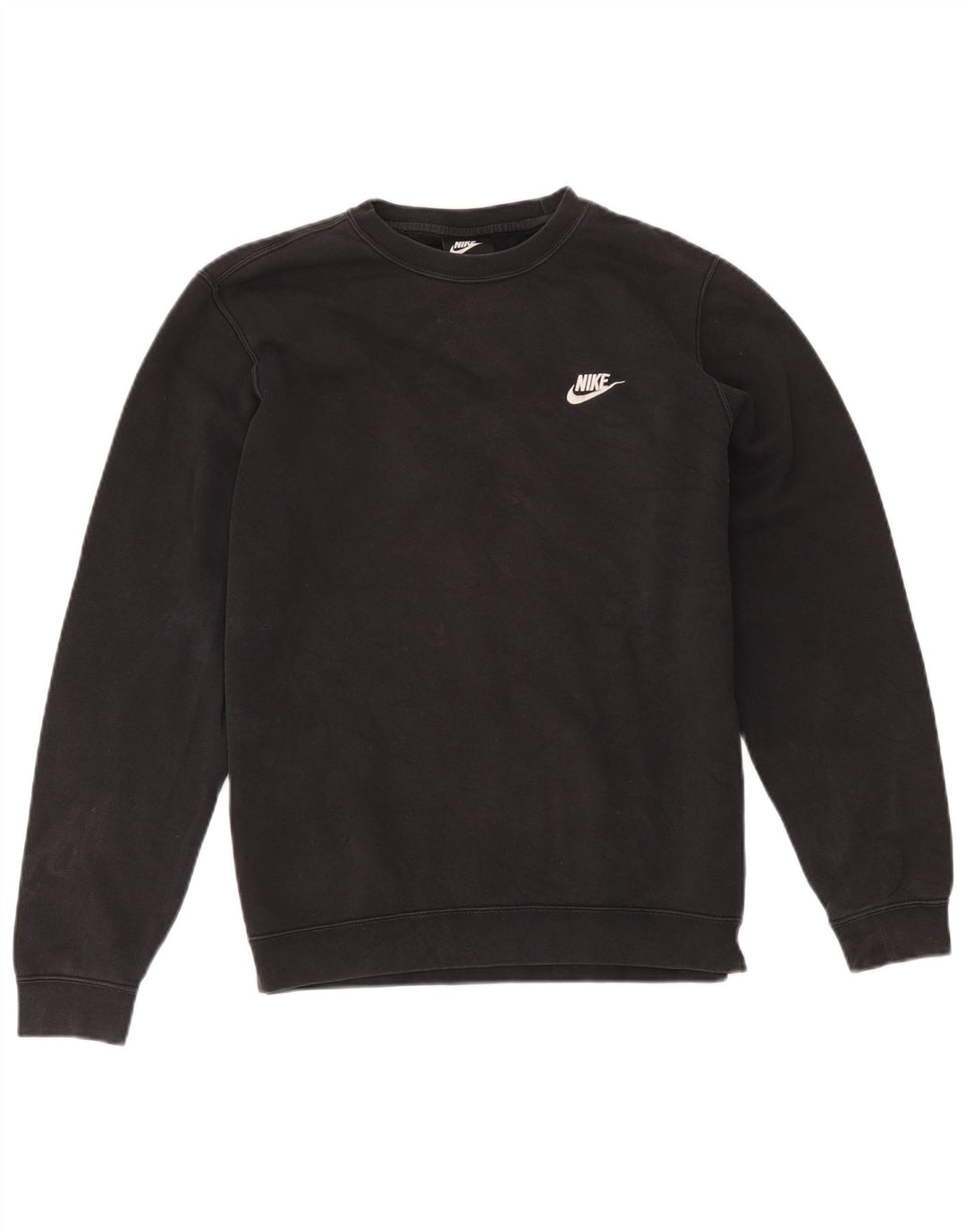 Nike masculino moletom jumper médio algodão preto