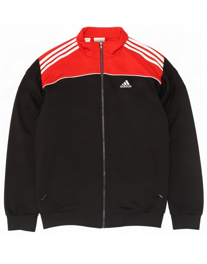 Jaqueta Adidas Meninos Treino Top 15-16 Anos Preto Colorblock Poliéster