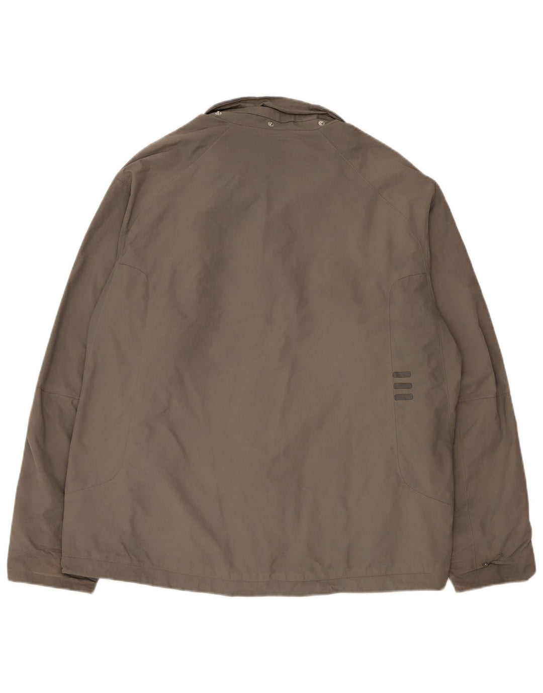 Jaqueta de chuva masculina Adidas UK 40 grande caqui nylon
