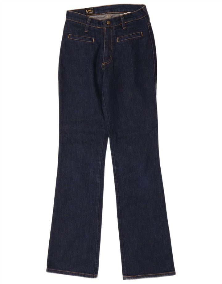 Lee Womens Bootcut Jeans W28 L31 Azul Marinho Algodão