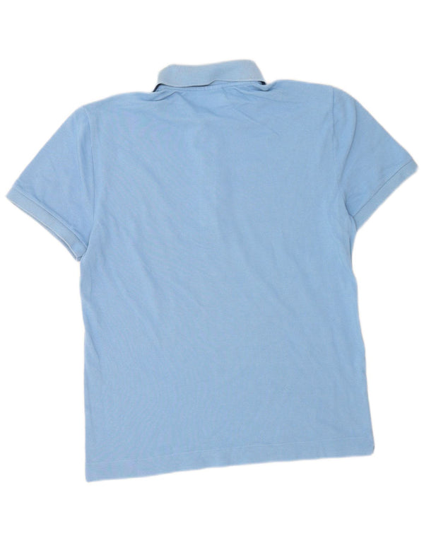 Camisa polo masculina Lacoste Slim Fit tamanho 3 pequeno algodão azul