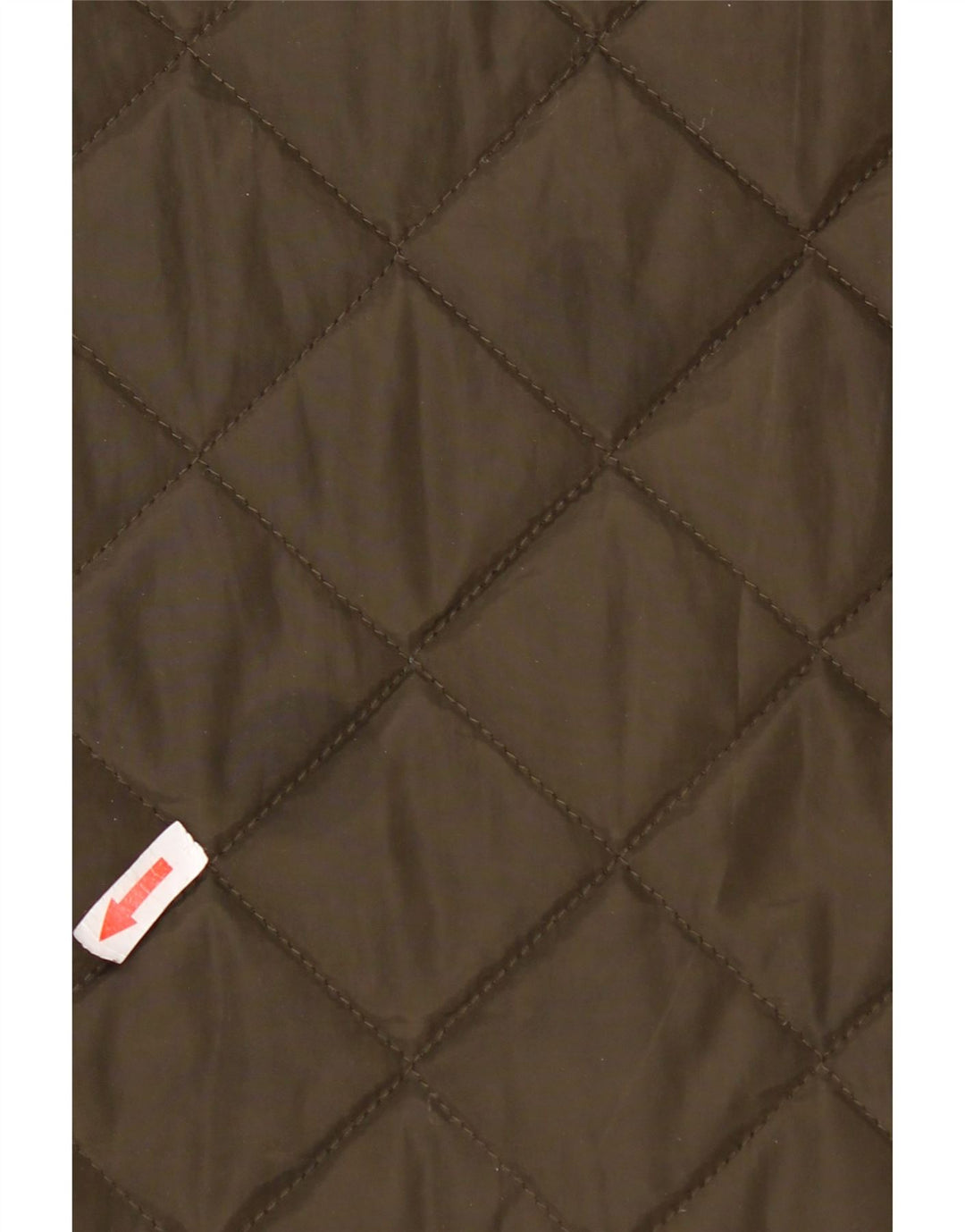 Sobretudo acolchoado com capuz feminino Dkny UK 16 grande poliéster cáqui
