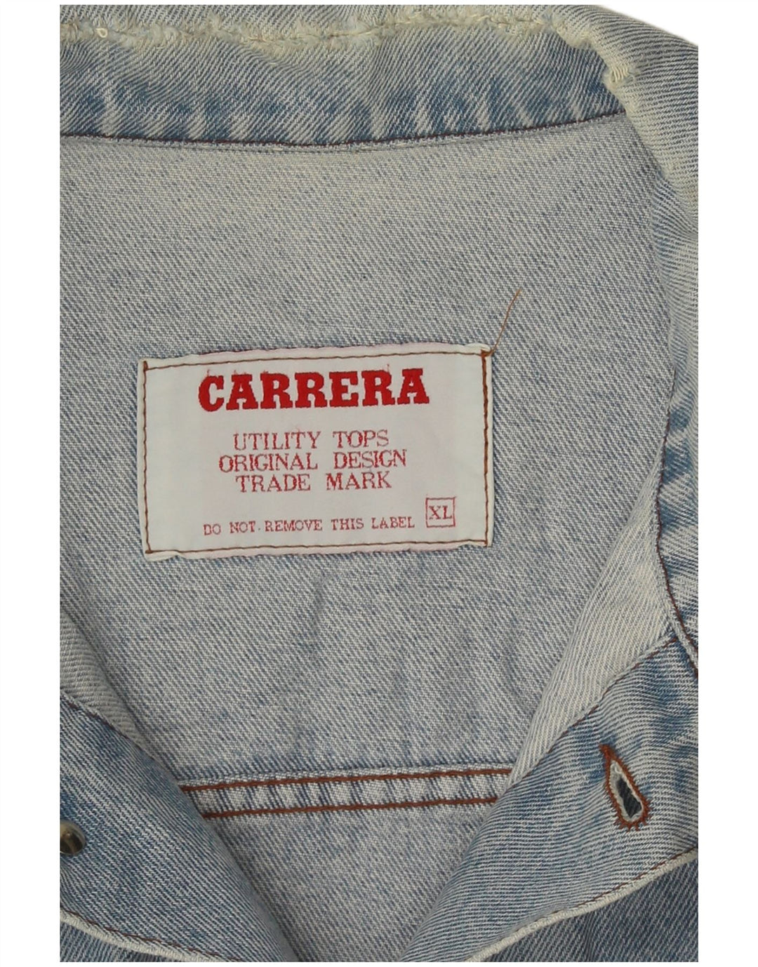 Jaqueta jeans masculina Carrera UK 42 XL azul