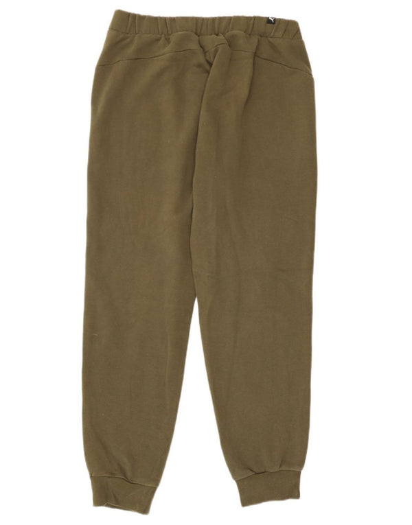 Calça esportiva masculina Puma Joggers grande algodão cáqui