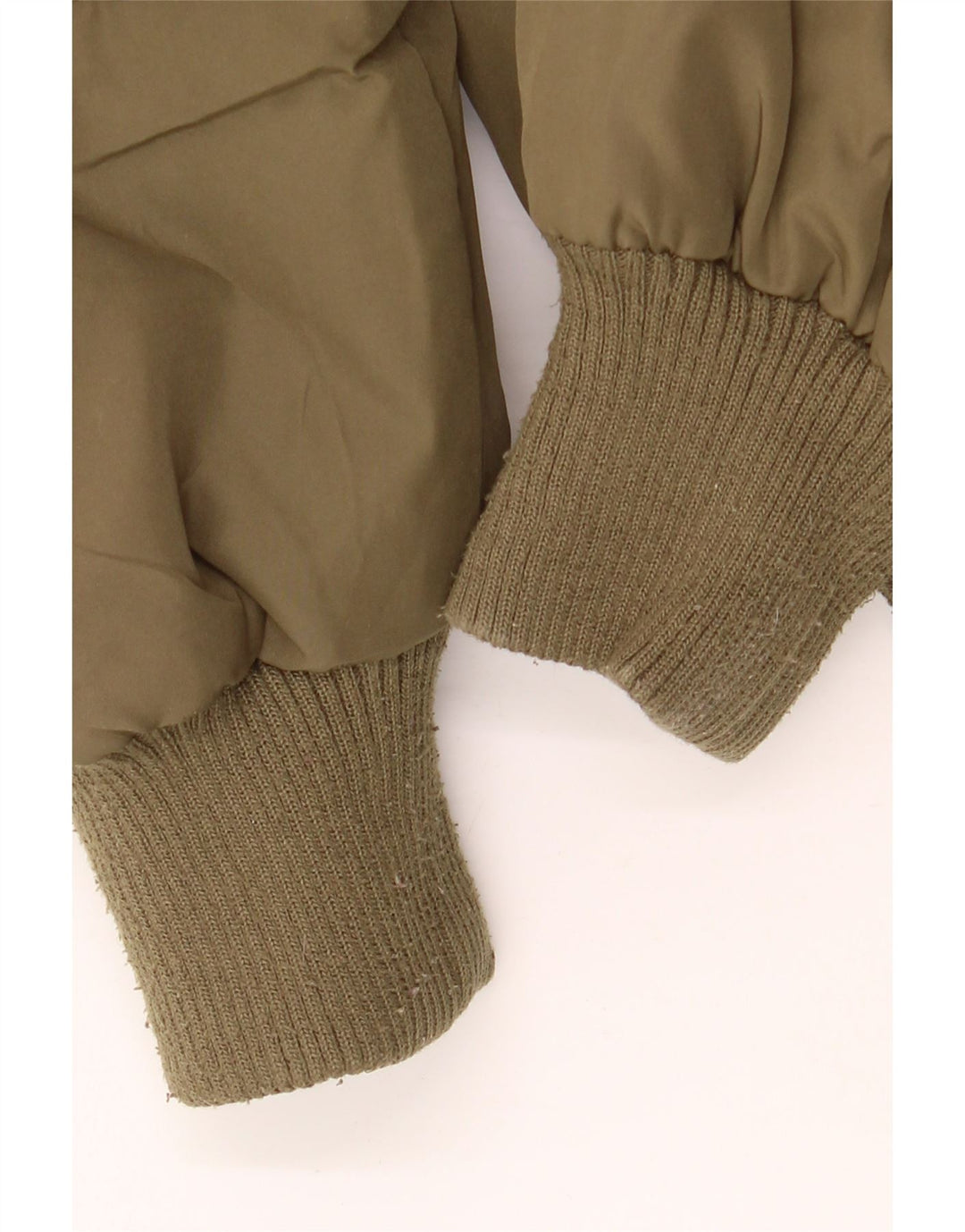 Jaqueta acolchoada com capuz grande para mulheres LEE UK 10 poliéster cáqui pequeno