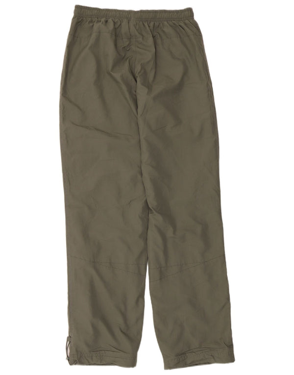 Puma Mens Graphic Tracksuit Trousers Small Khaki Polyester