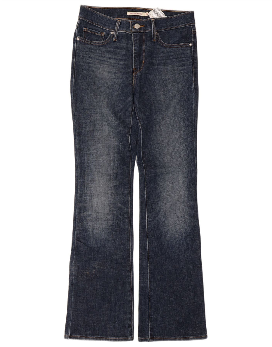 Calça jeans feminina Levi's 315 Shaping Bootcut W26 L29 azul algodão