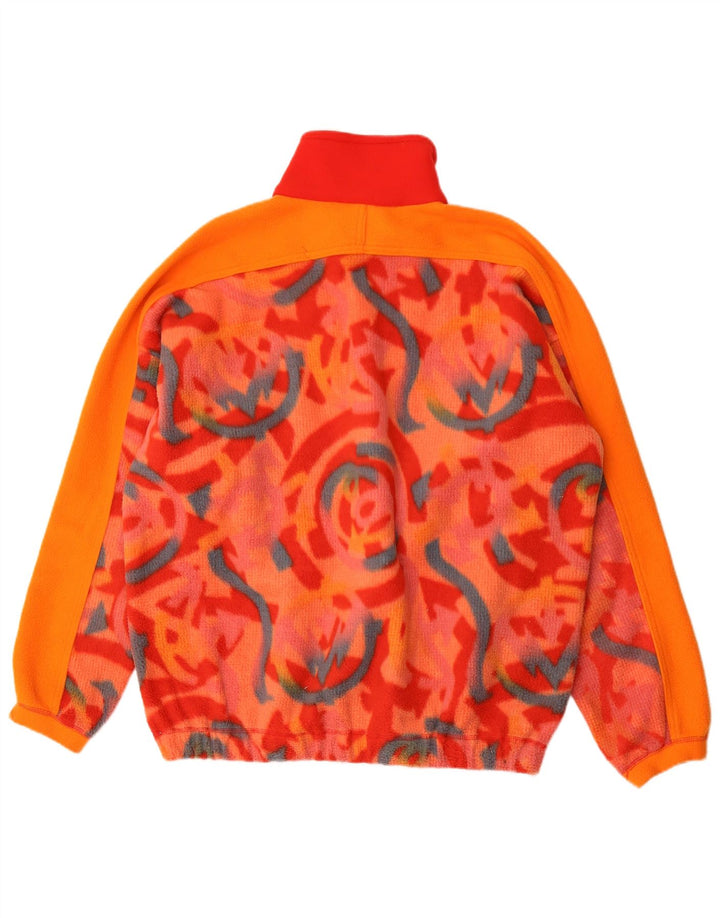 Colmar Mens Zip Neck Fleece Jumper XL Poliuretano Geométrico Vermelho