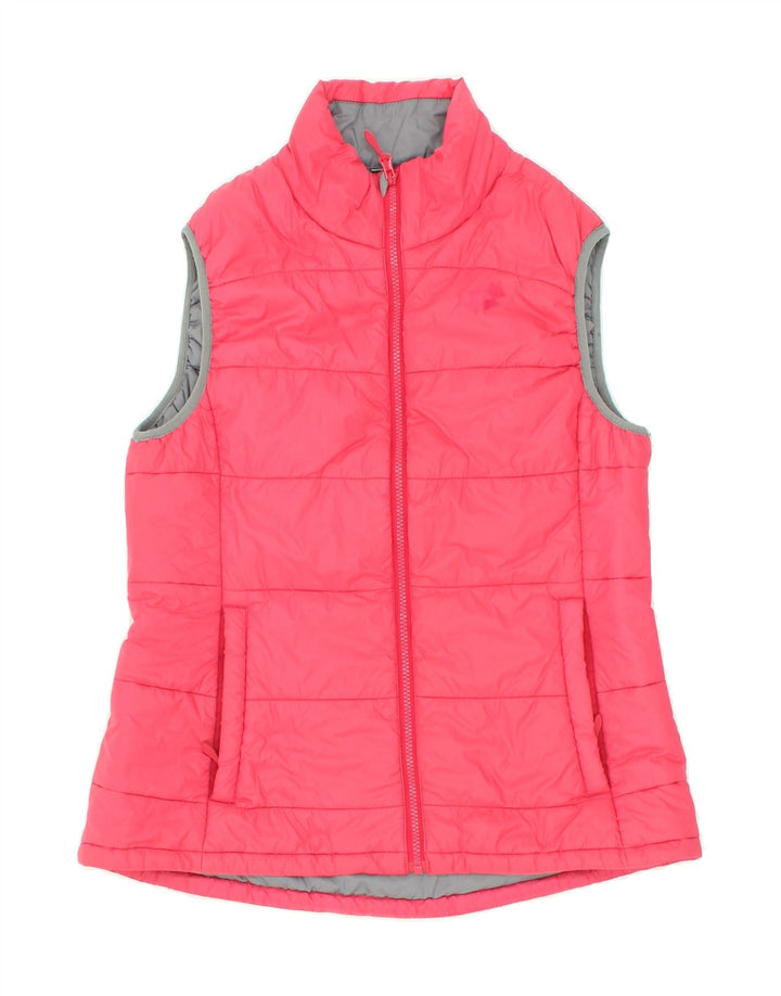 LOTTO Womens Padded Gilet UK 14 Medium Pink Nylon Vintage Lotto and Second-Hand Lotto from Messina Hembry 