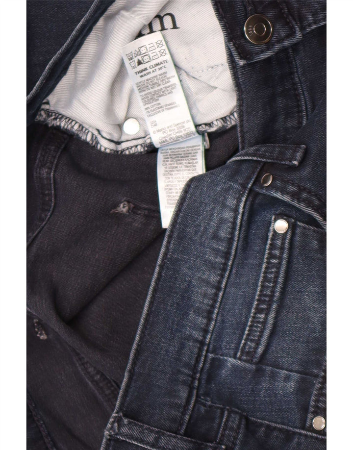 Marks & Spencer Mens Slim Jeans W36 L33 Azul Marinho Algodão
