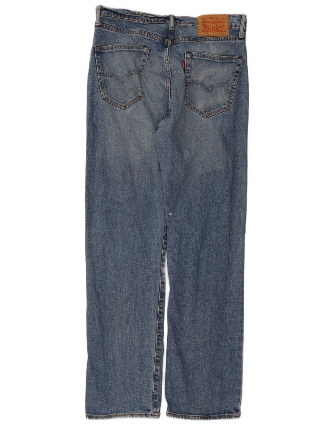 Calça jeans masculina Levi's 751 Straight W32 L32 azul algodão