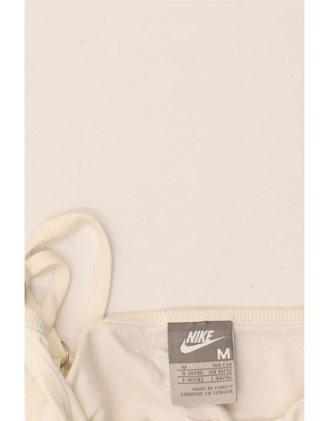 Top Nike Feminino Crop Graphic Cami UK 10/12 Médio Off White