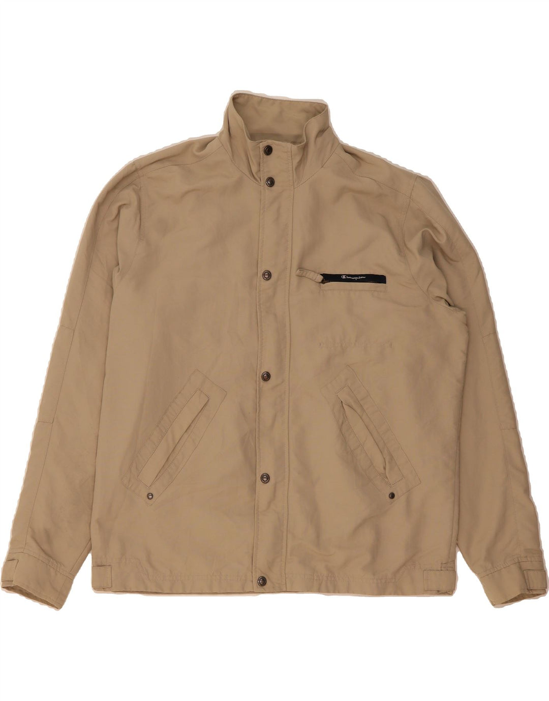 CHAMPION Mens Bomber Jacket UK 42 XL Beige Vintage Champion and Second-Hand Champion from Messina Hembry 