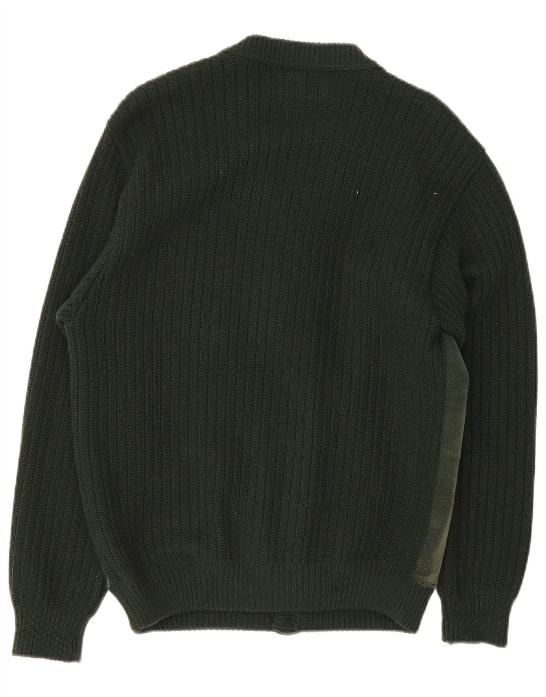 Malagrida Suéter Cardigan Masculino Verde Médio Argyle/Lã Diamante