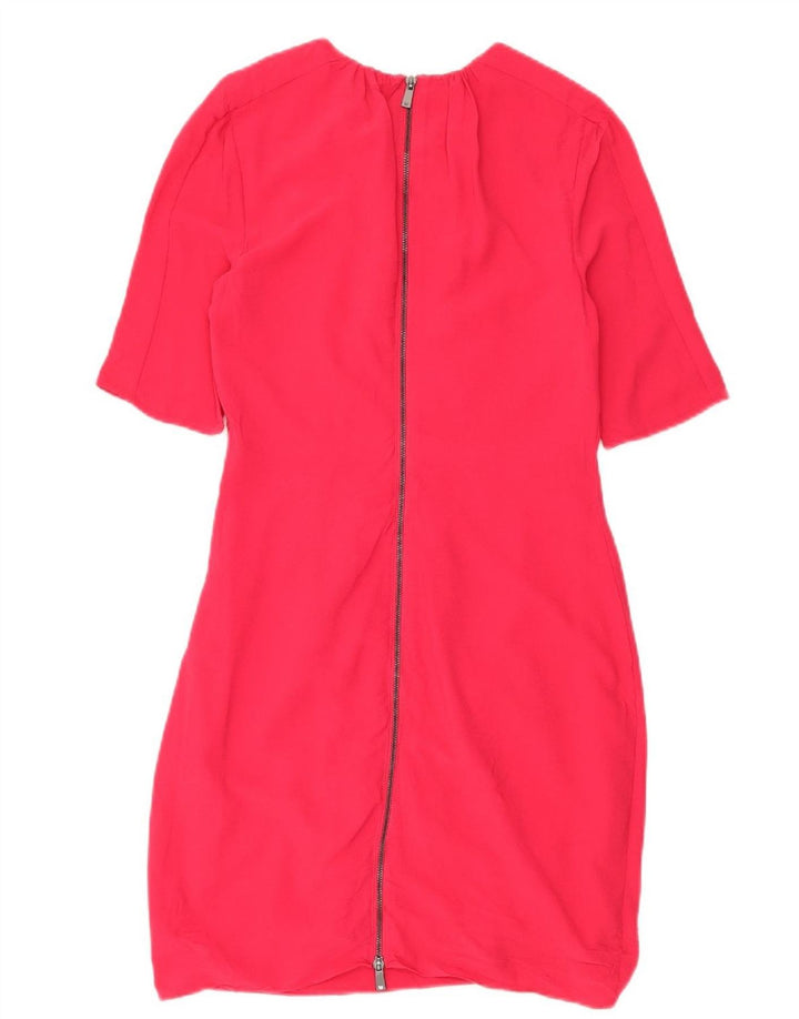 Vestido bainha feminino Whistles UK 12 poliéster vermelho médio