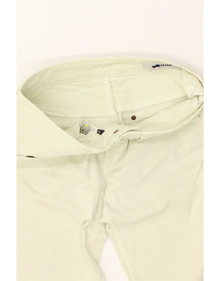 GAS Womens Slim Casual Trousers W26 L33  Green Cotton Vintage Gas and Second-Hand Gas from Messina Hembry 