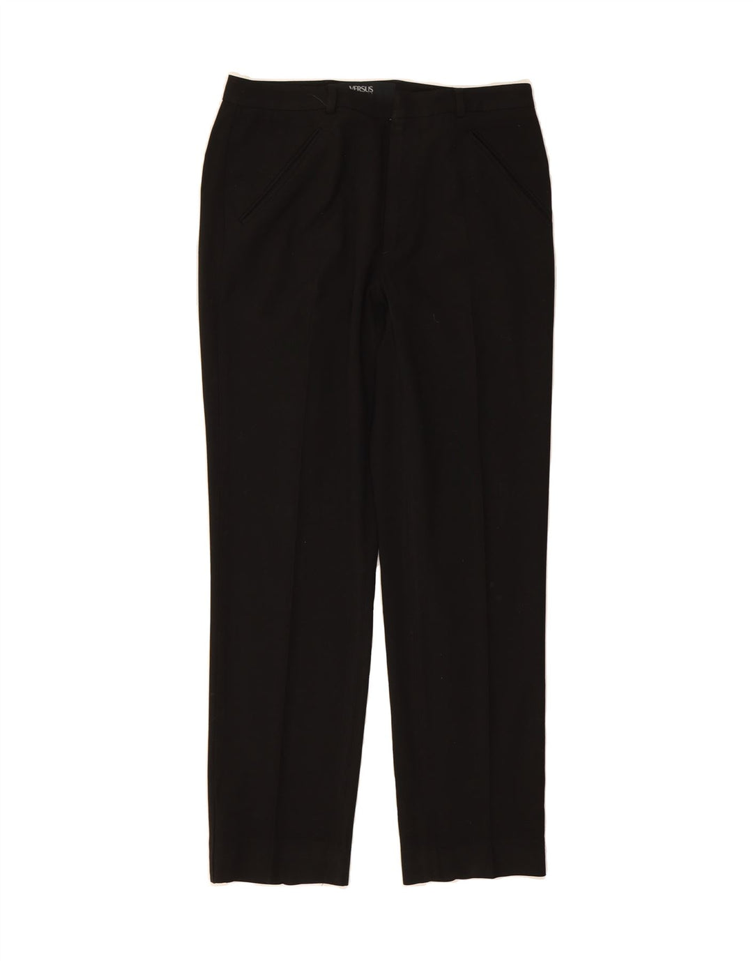 VERSUS VERSACE Womens Straight Suit Trousers IT 46 Large W32 L30 Black Vintage Versus Versace and Second-Hand Versus Versace from Messina Hembry 