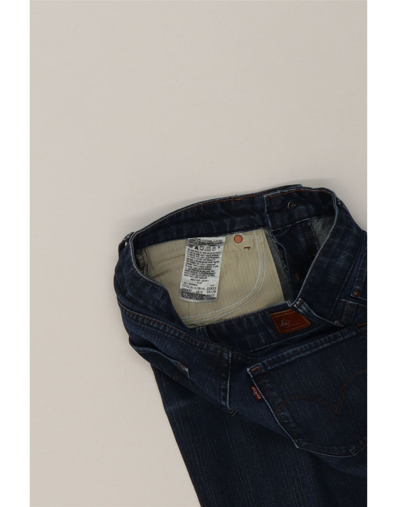 LEVI'S Womens Demi Curve Straight Jeans W25 L29 Blue Cotton Vintage Levi's and Second-Hand Levi's from Messina Hembry 