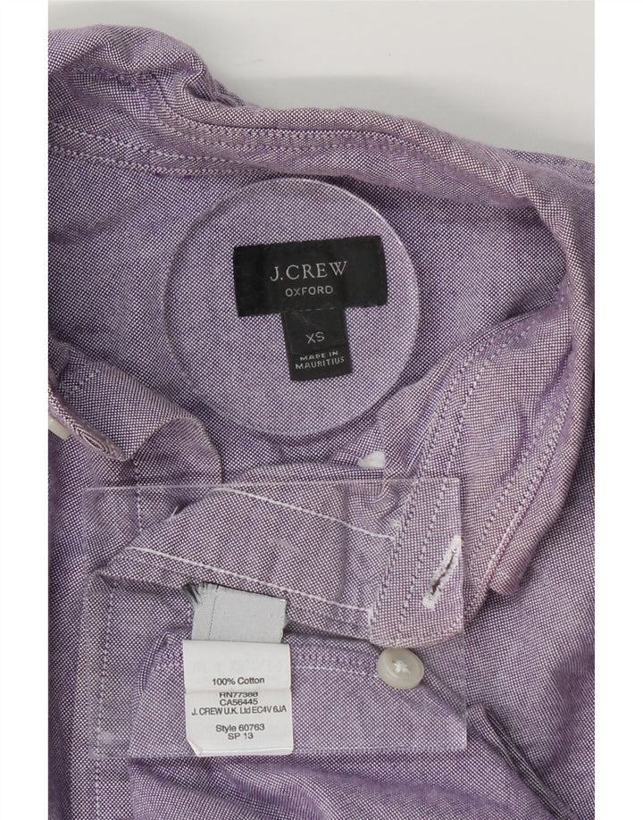 J. CREW Mens Oxford Shirt XS Purple Cotton Vintage J. Crew and Second-Hand J. Crew from Messina Hembry 