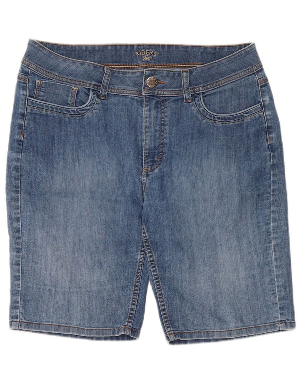 Lee Womens Riders Denim Shorts W34 Grande Azul