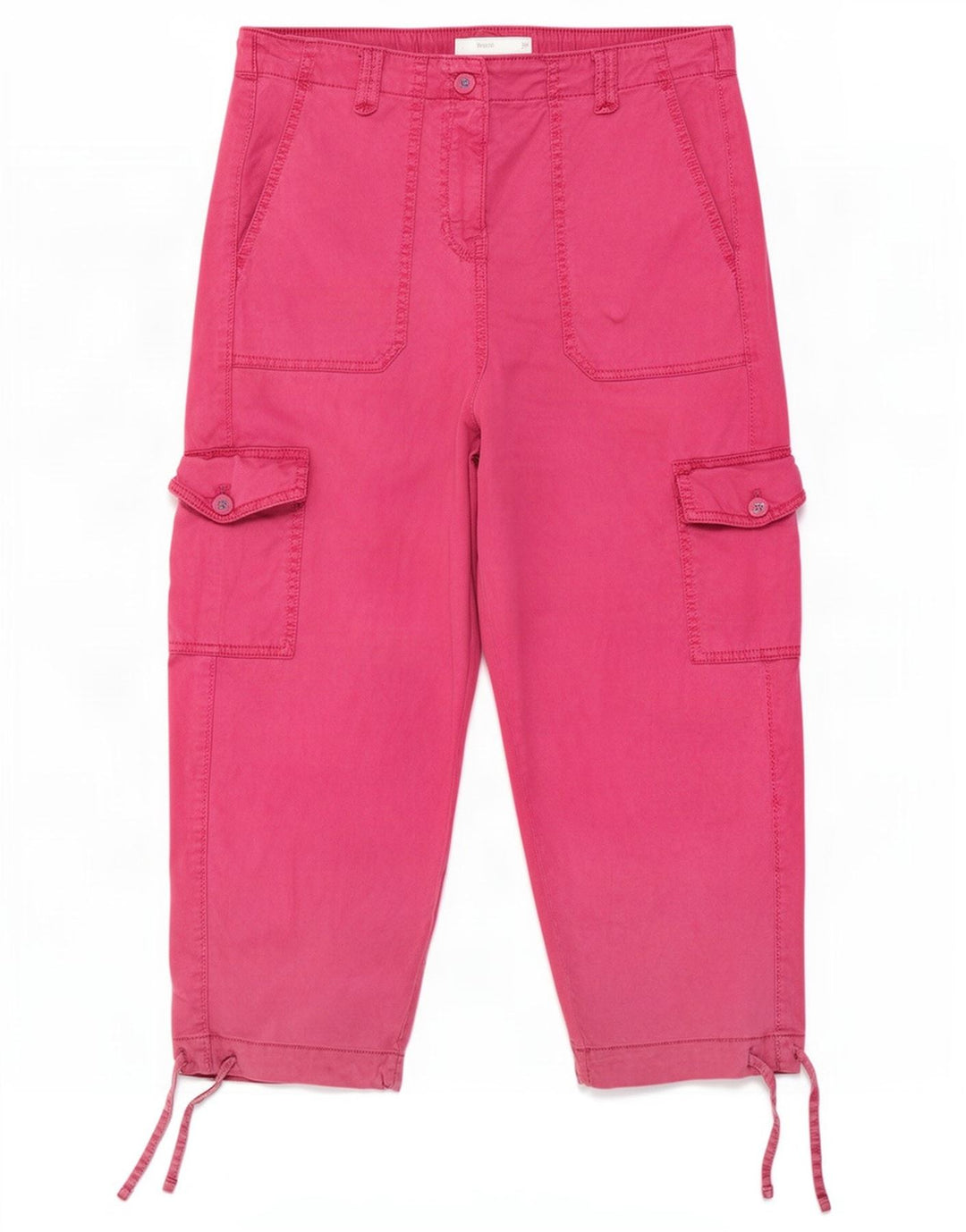 Calça Cargo Capri Feminina Marks & Spencer Reino Unido 12 Médio W30 L22 Rosa