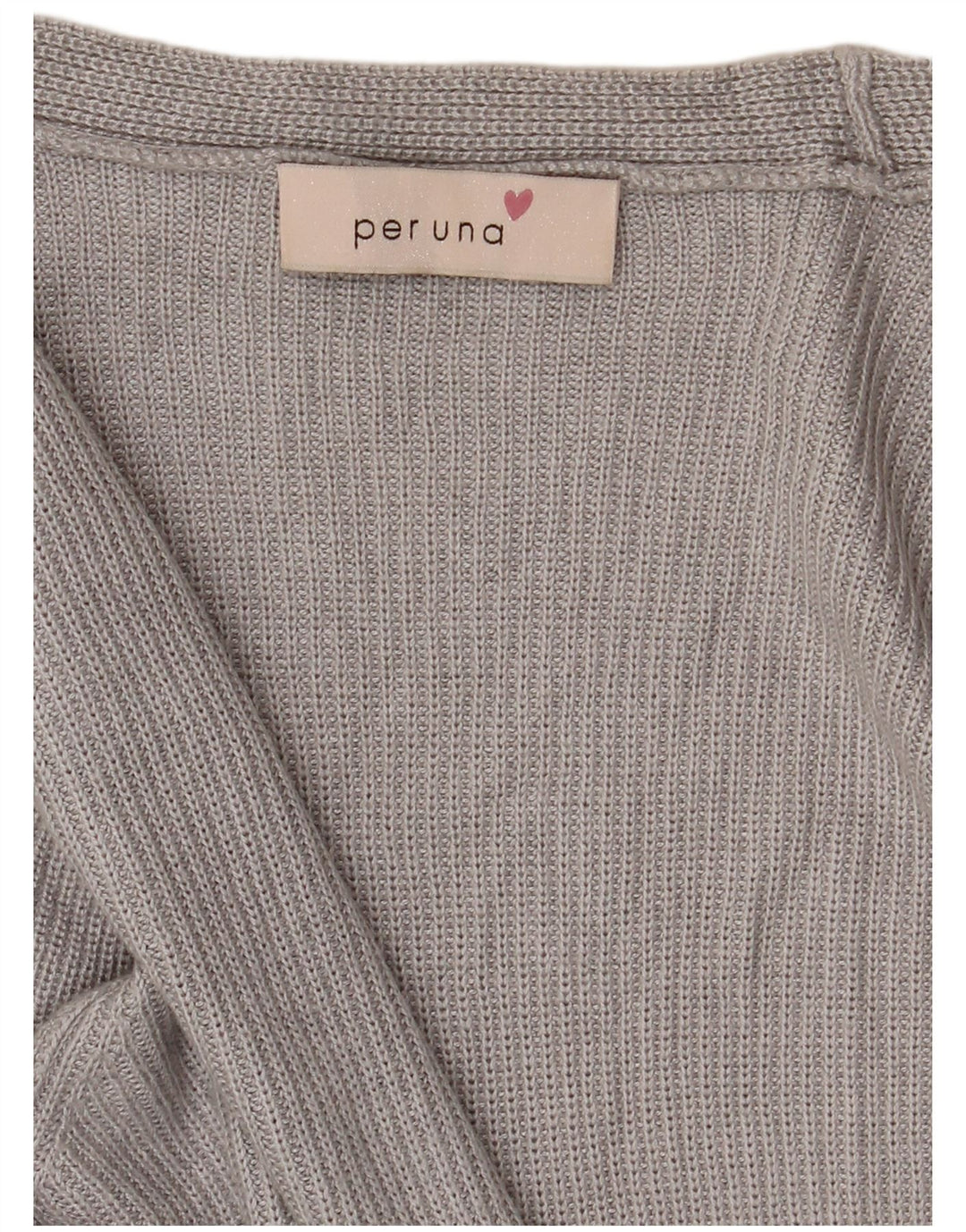 Suéter Cardigan Aberto Feminino Per Una Reino Unido 14 Grande Cinza