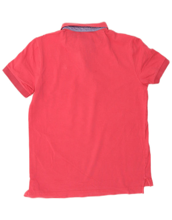 Camisa polo masculina Massimo Dutti pequena rosa