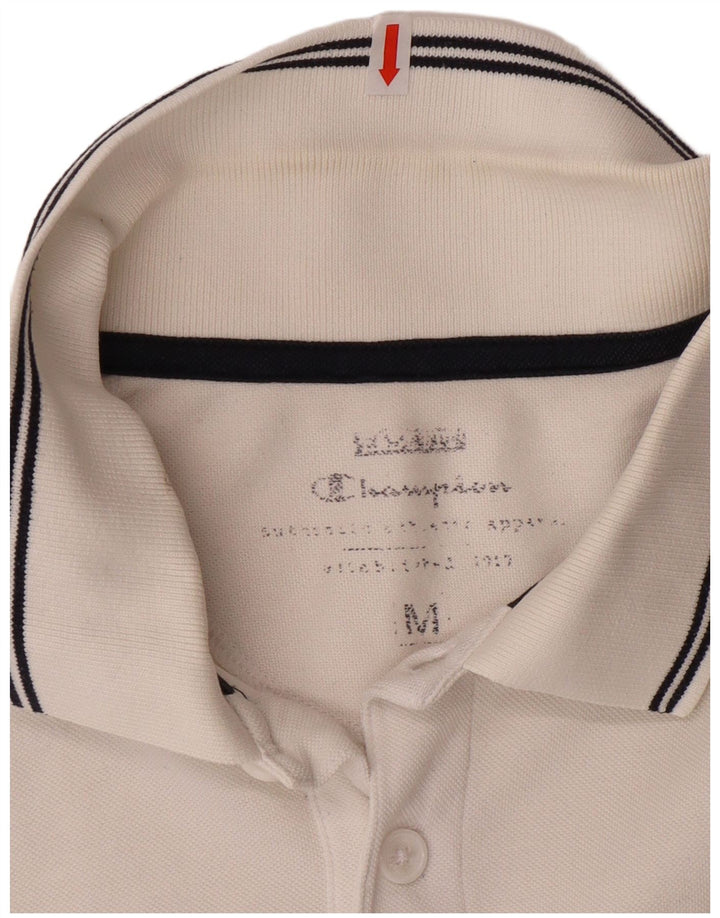 Camisa polo masculina CHAMPION médio branco