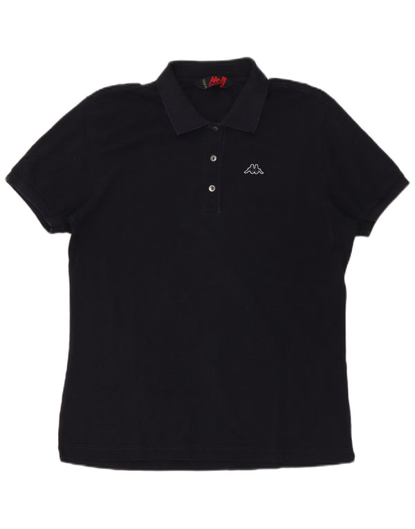 Camisa polo feminina KAPPA UK 16 grande azul marinho