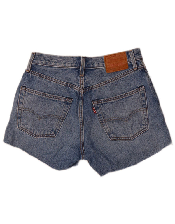 Levi's Womens 501 Denim Shorts W24 XS Blue Cotton