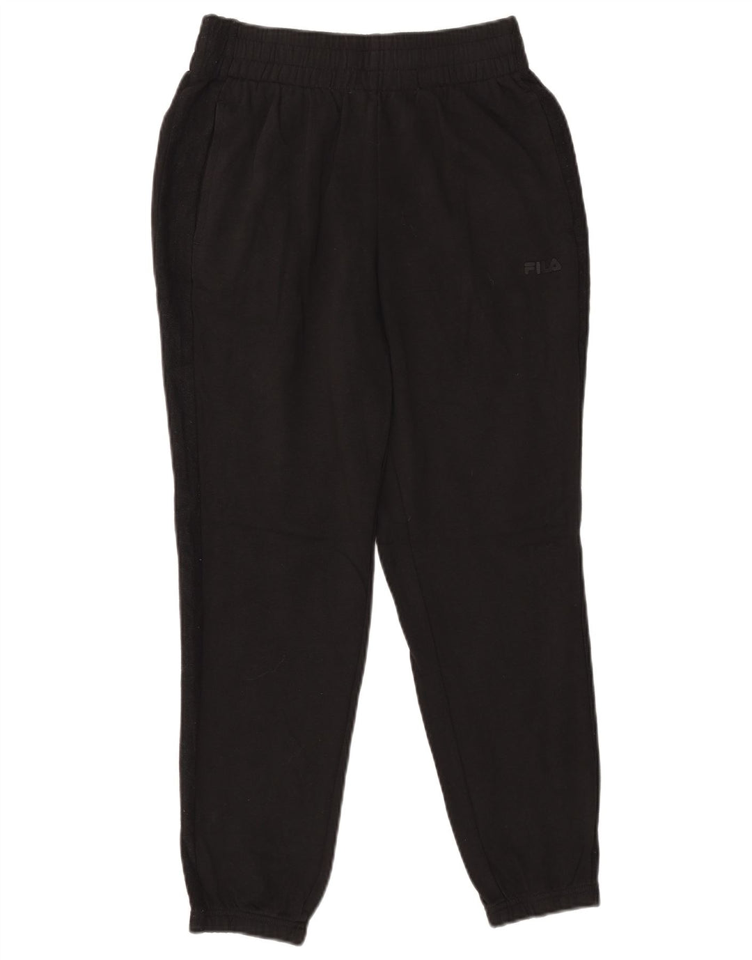 Calça de treino masculina FILA joggers pequeno algodão preto