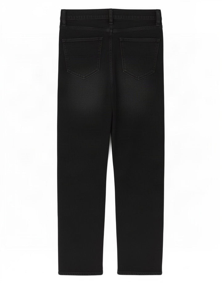 Jeans retos masculinos Marks & Spencer W32 L33 algodão preto