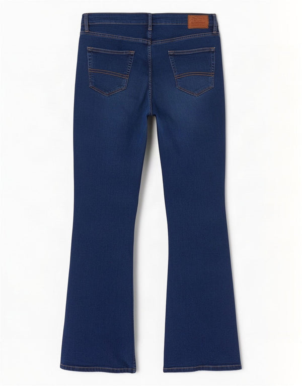 Calça Jeans Brooke Bootcut Feminina Fat Face UK 18 XL W36 L28 Azul Algodão