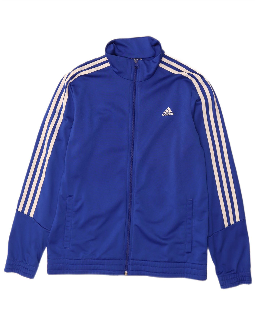Casaco de treino Adidas Boys 13-14 anos azul poliéster