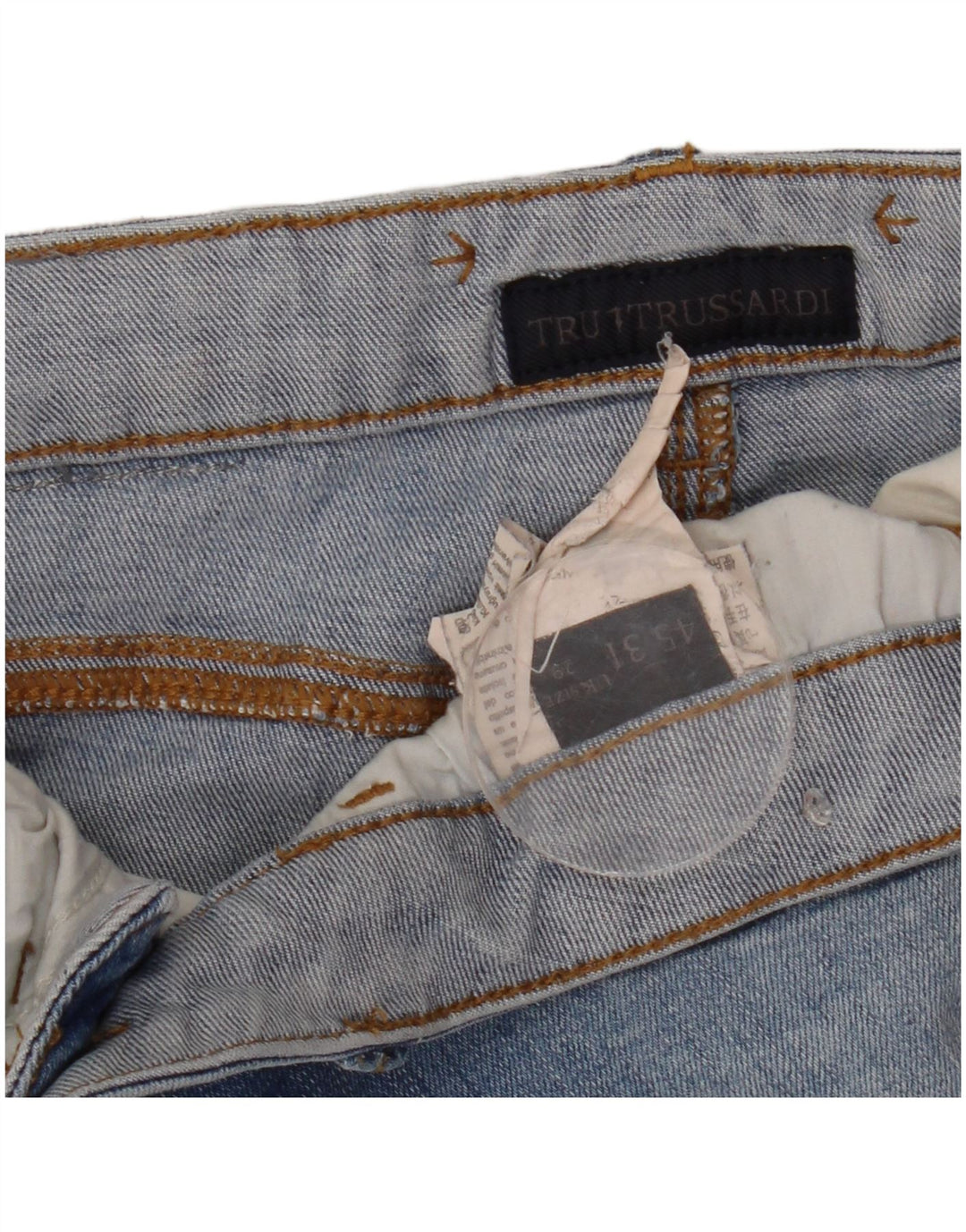 Jeans skinny feminino Trussardi W29 L32 azul