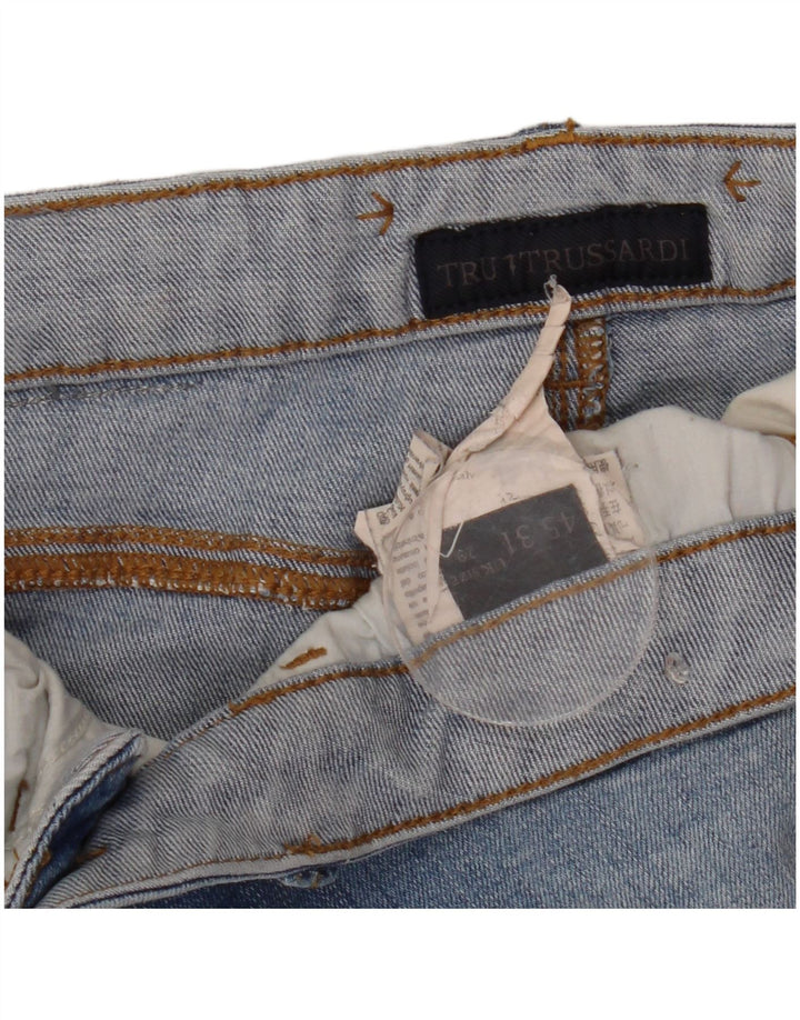 Jeans skinny feminino Trussardi W29 L32 azul