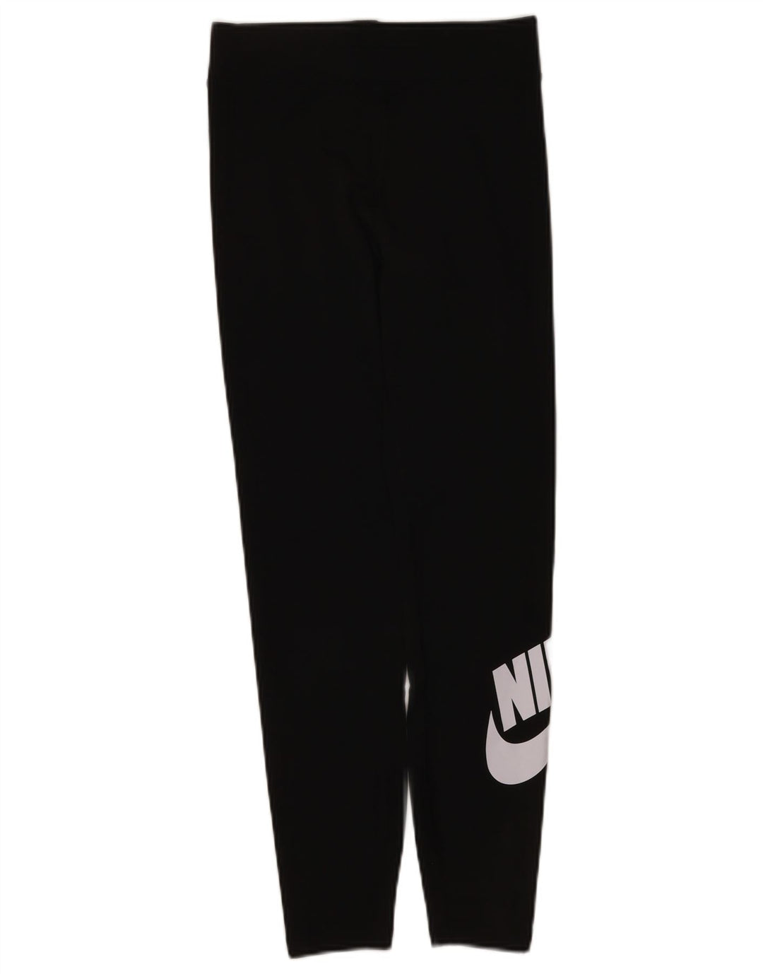 Leggings Nike Femininas Gráficas UK 10 Pequenas Algodão Preto