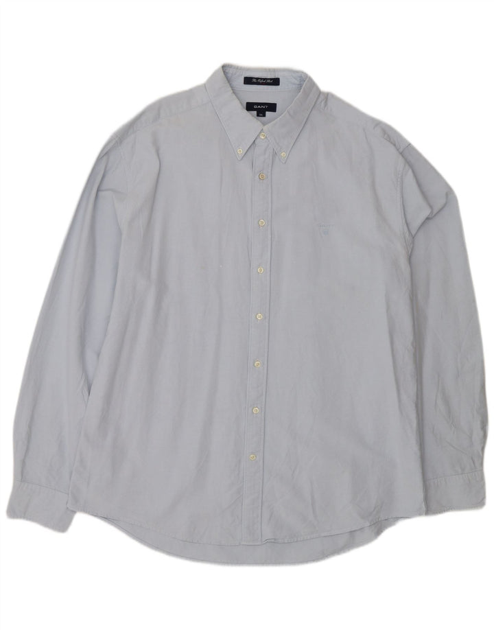 Camisa masculina Gant 3XL algodão azul