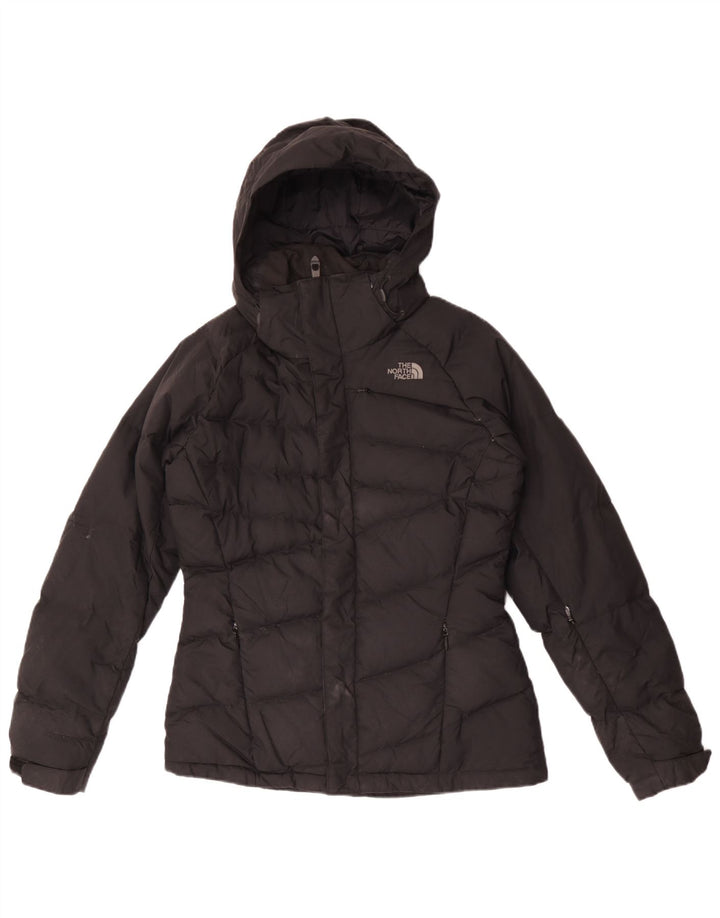 Jaqueta acolchoada com capuz grande The North Face feminina Reino Unido 10 pequena preta