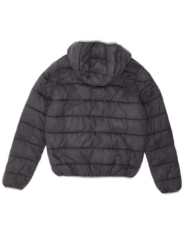 Jaqueta acolchoada com capuz para meninos Champion 13-14 anos XL preto
