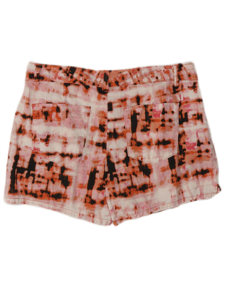 Calvin Klein Shorts feminino casual UK 12 médio W30 multicolorido tie-dye