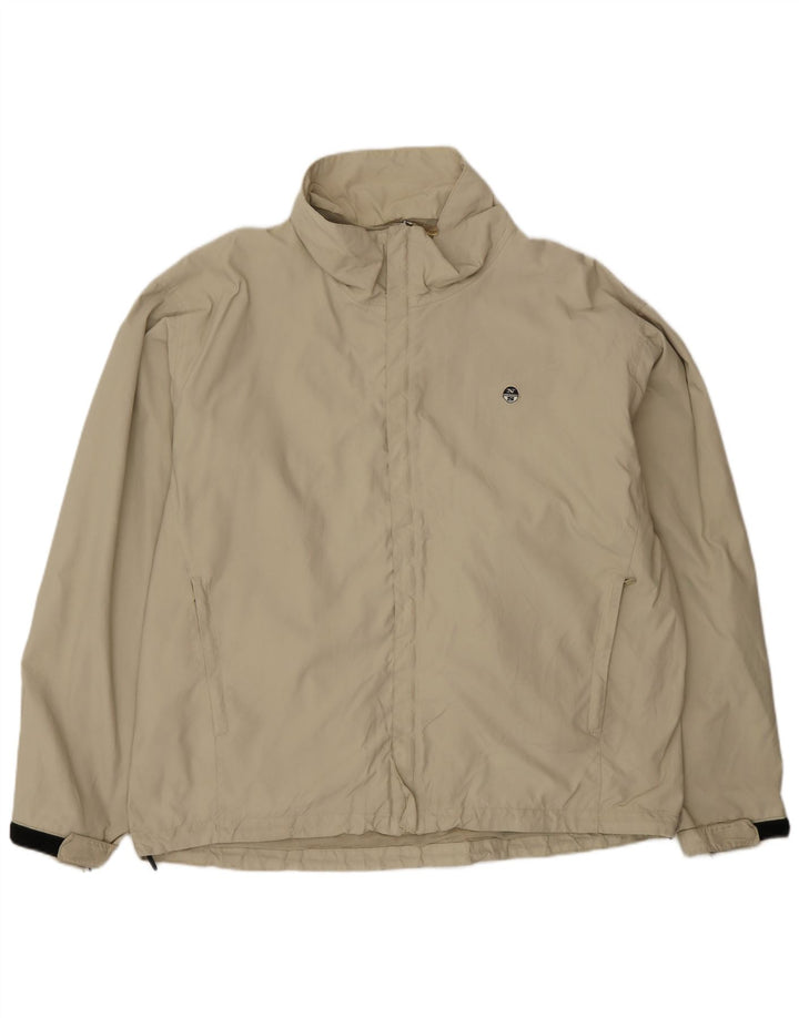 Jaqueta de chuva masculina North Sails UK 44 2XL poliamida bege