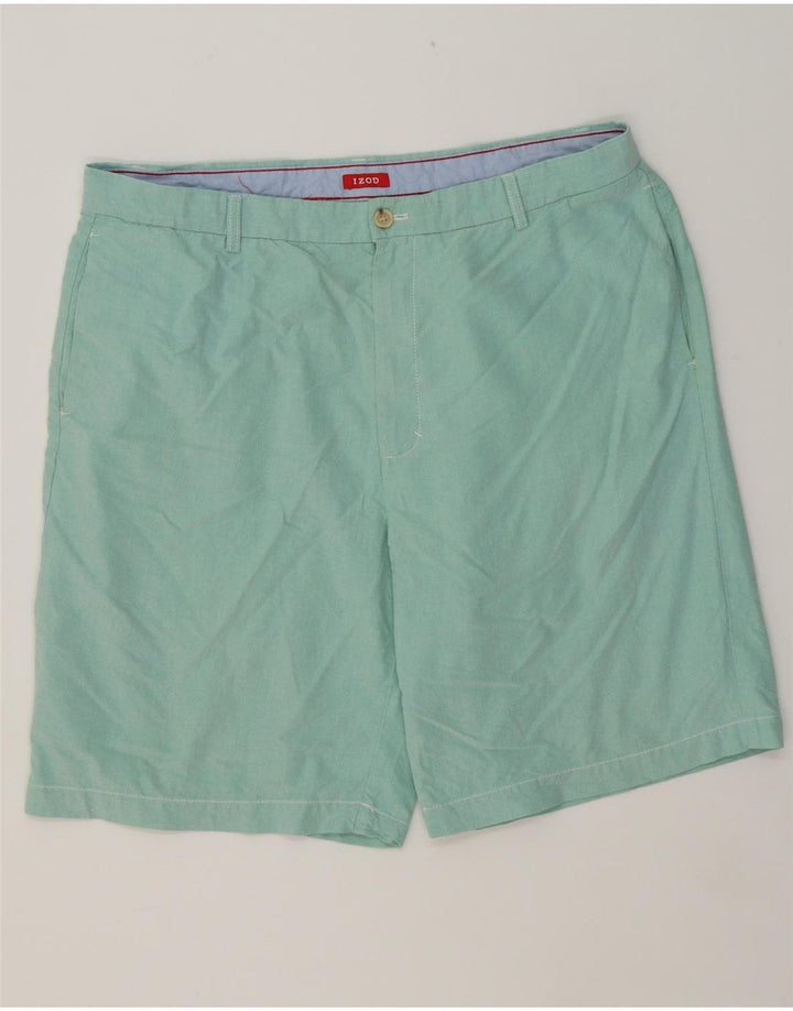 IZOD Mens Chino Shorts W38 XL Turquoise Cotton Vintage Izod and Second-Hand Izod from Messina Hembry 