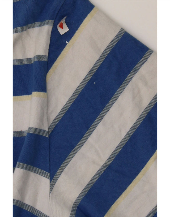 Camiseta masculina padrão Levi's 2XL algodão listrado azul